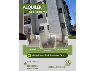 Apartamento en alquiler en Ciudad Juan Bosch, Santo Domingo Este