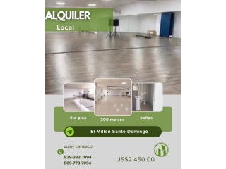 Se alquila piso completo en El Millón, Santo Domingo